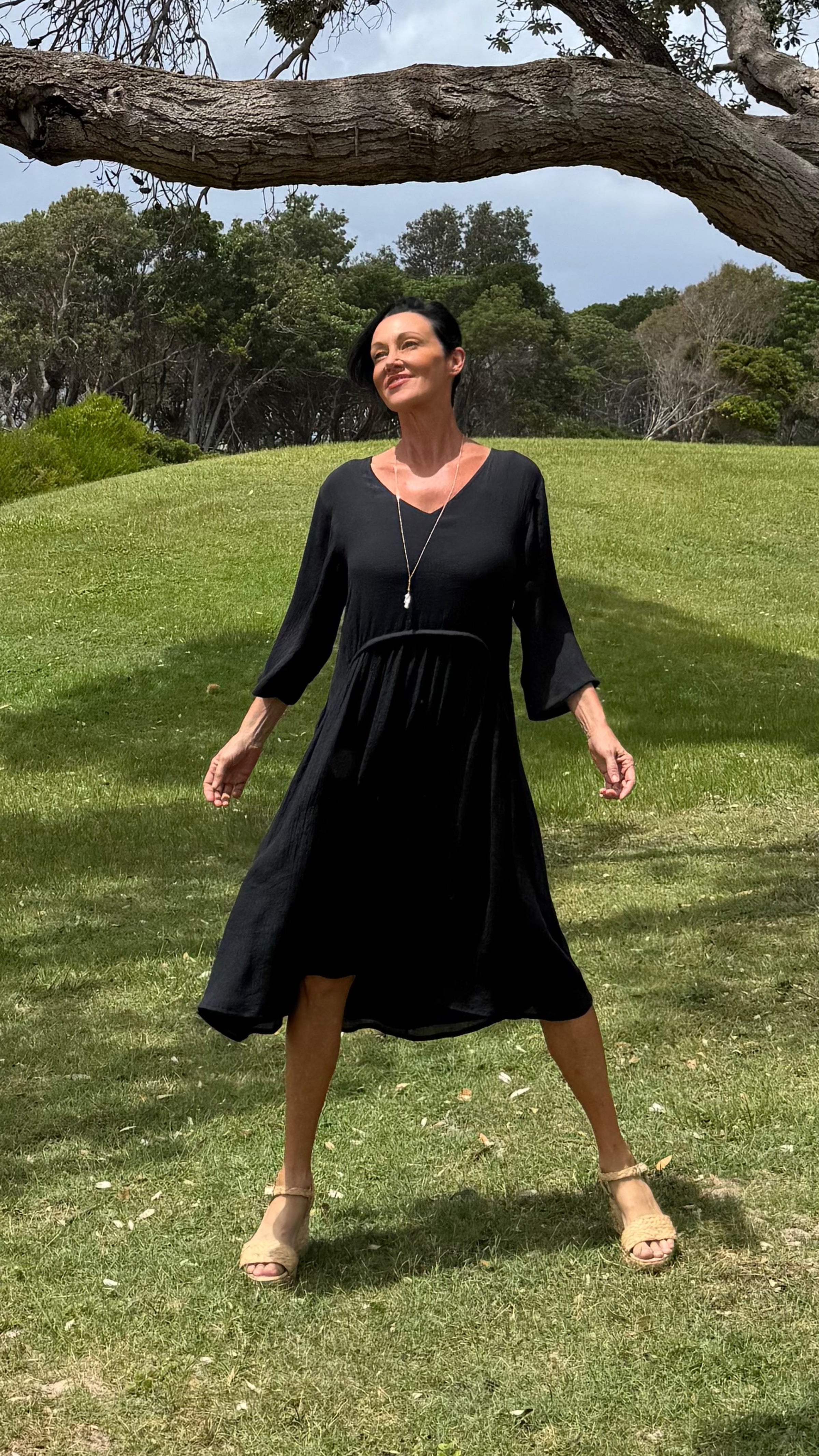 Abigail | Carol Bamboo Midi Dress