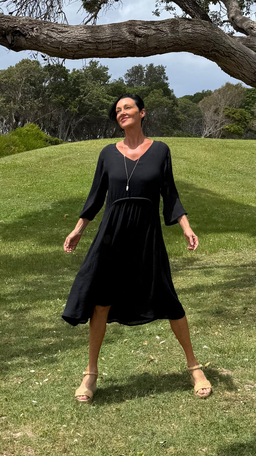 Abigail | Carol Bamboo Midi Dress