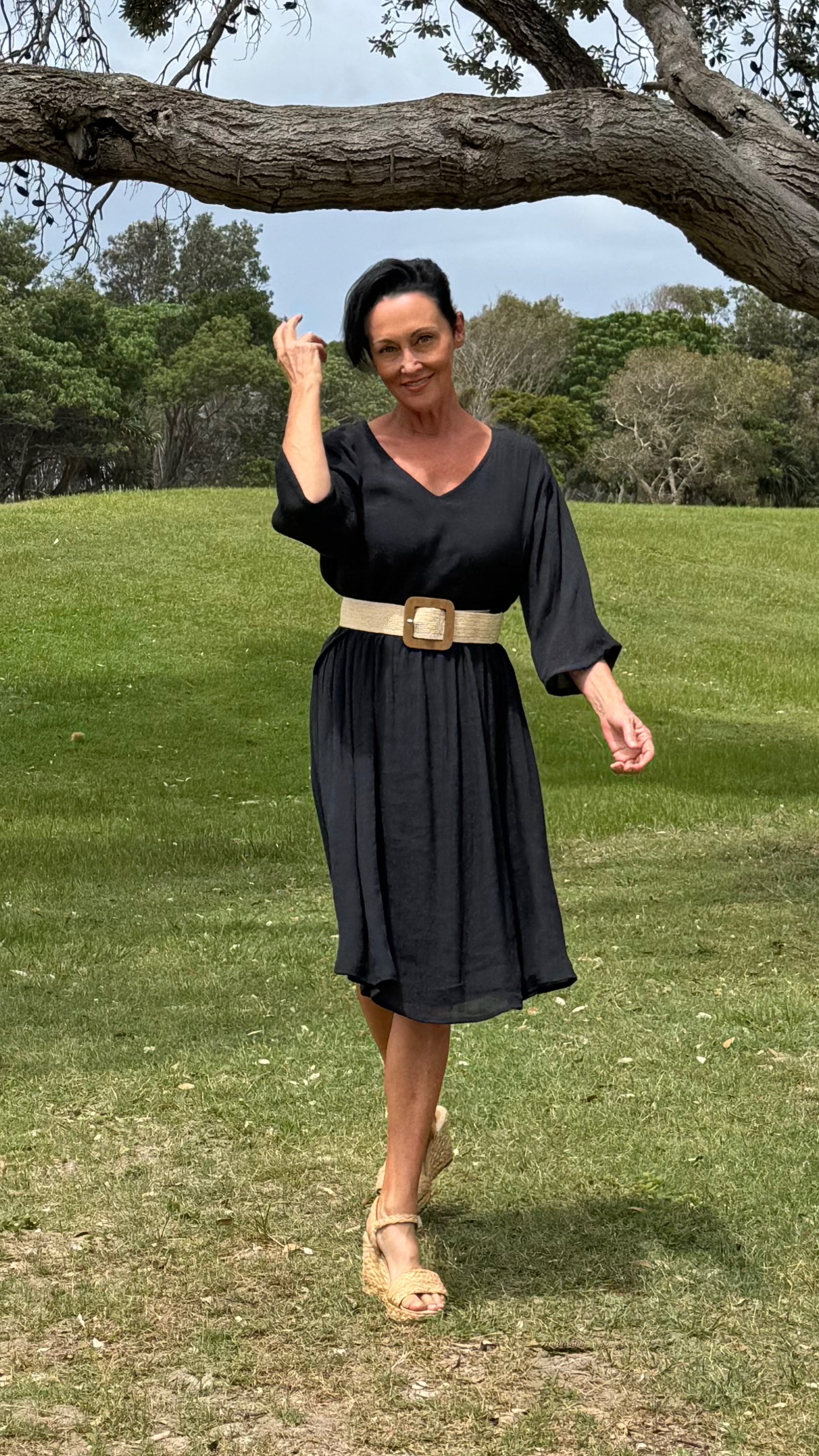 Abigail | Carol Bamboo Midi Dress
