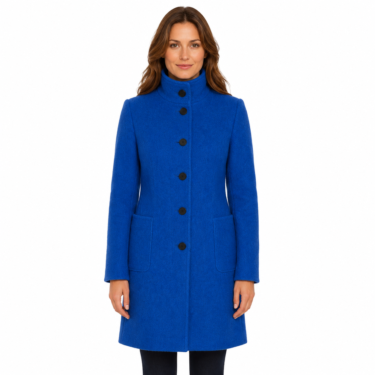 Victoria — Warm, Elegant Coat with a Cosy High Collar