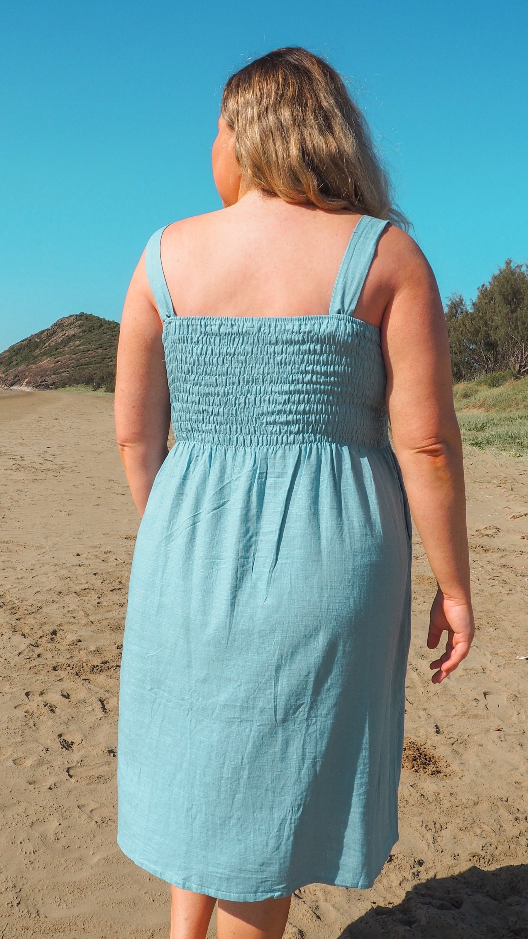 Adele | Linen 2-in-1 Wrap Dress