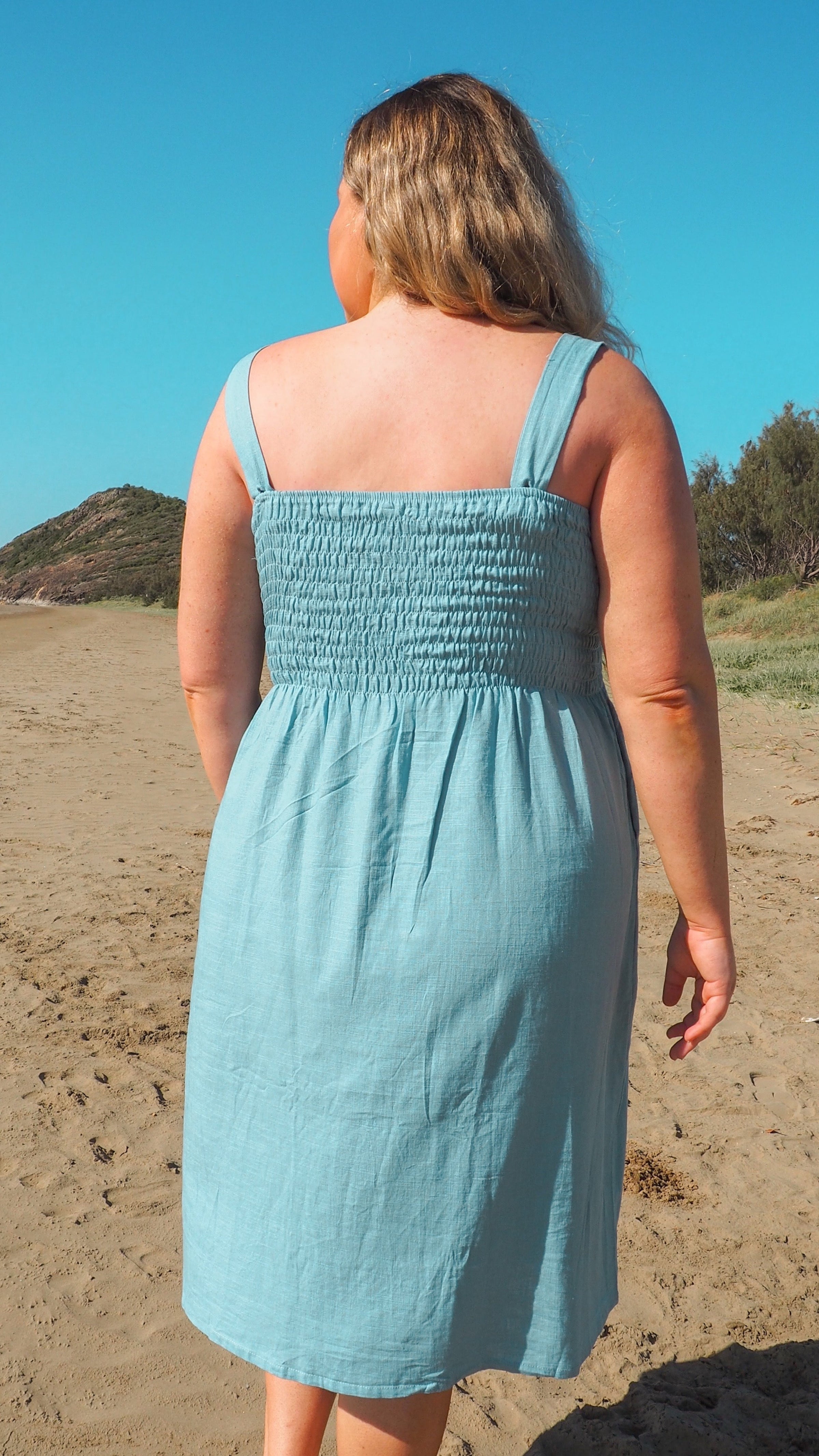 Adele | Linen 2-in-1 Wrap Dress