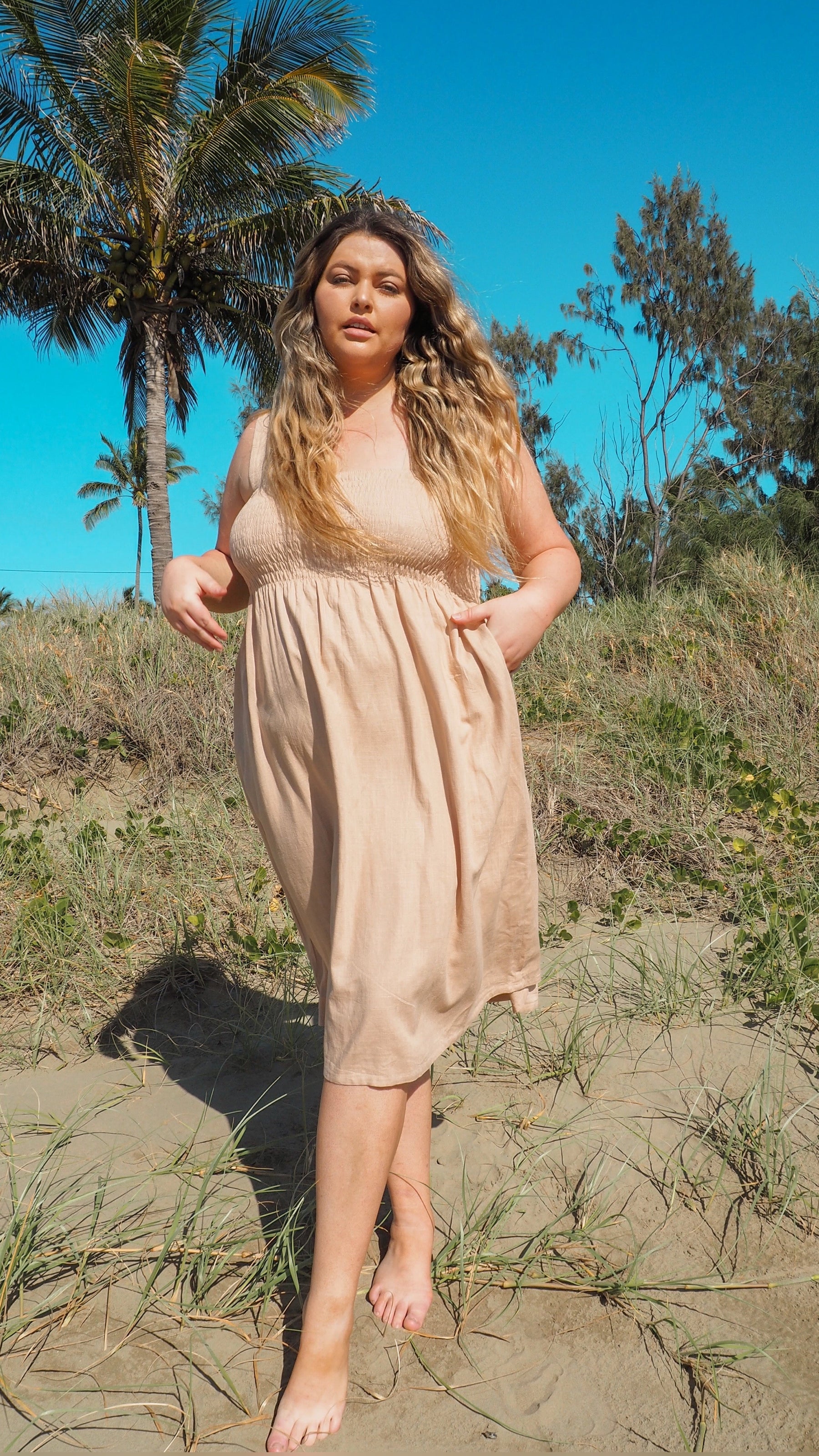 Blythe | Linen 2-in-1 Maxi Dress