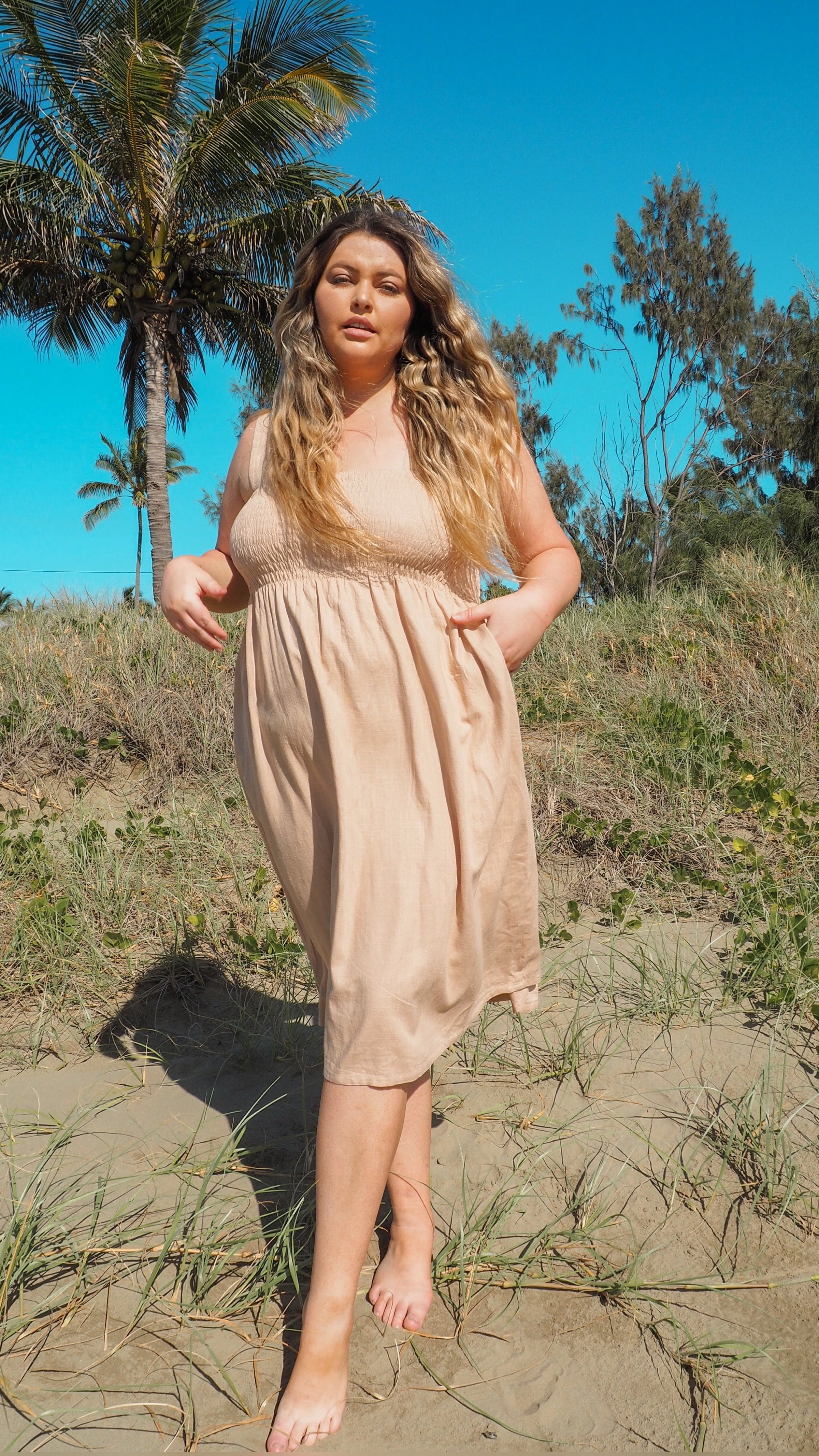 Blythe | Linen 2-in-1 Maxi Dress