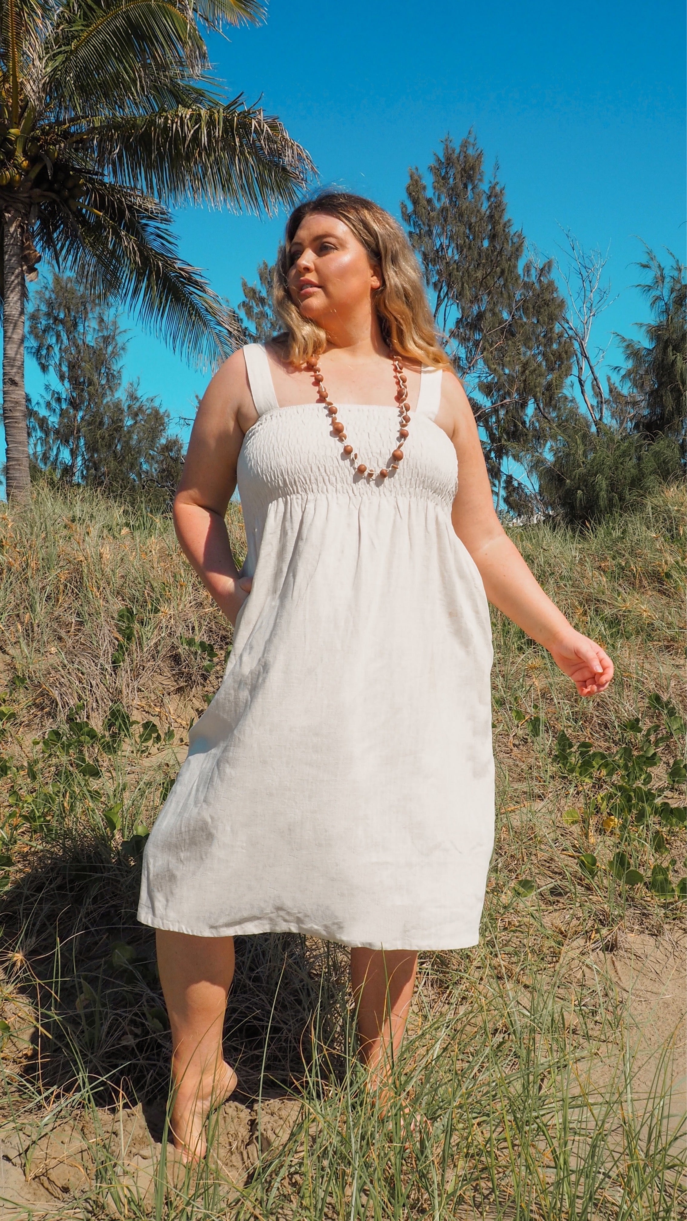 Cora | Linen 2-in-1 Relaxed Dress