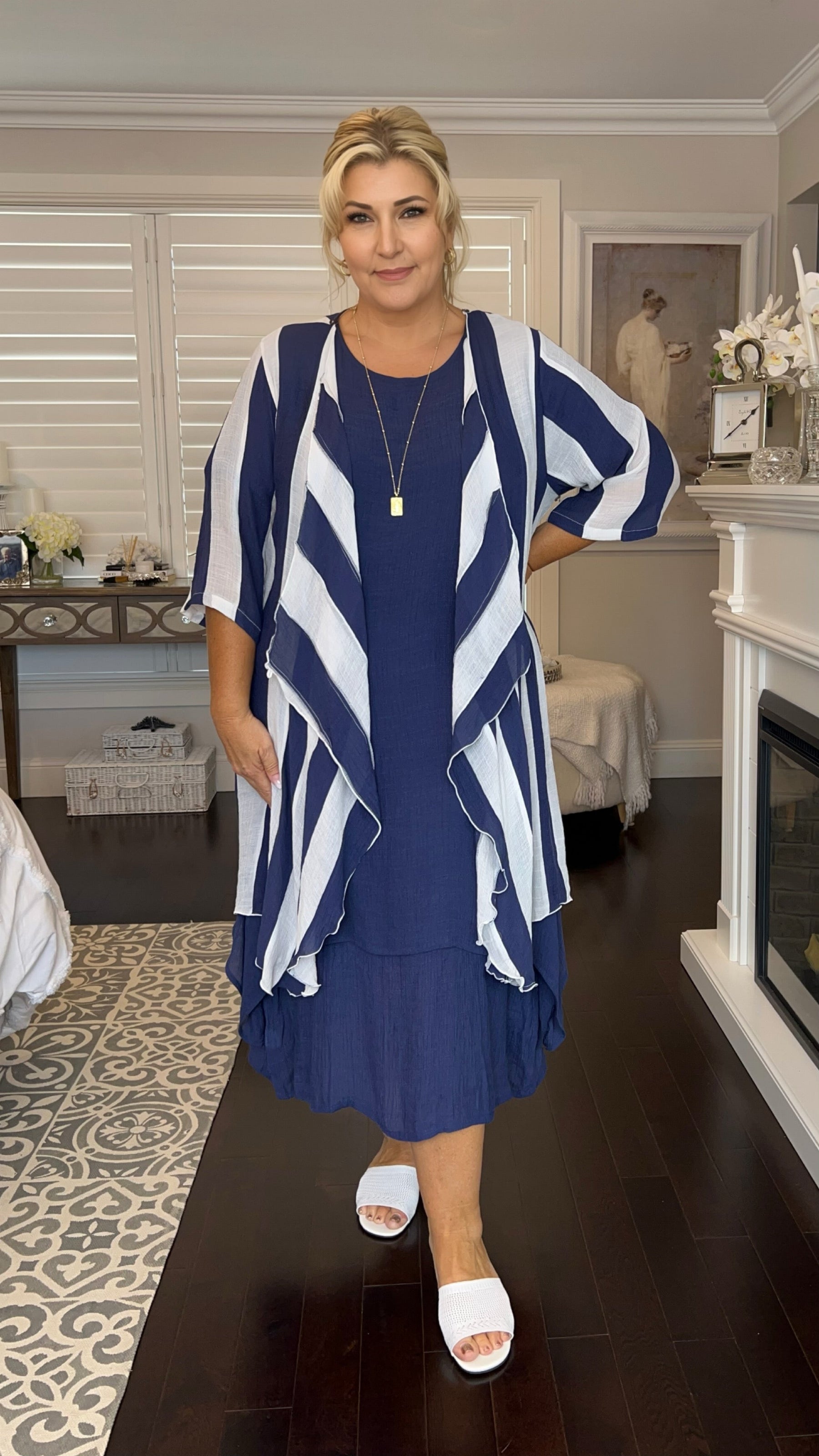 Margaret | Brigitte Floral Relaxed Dress