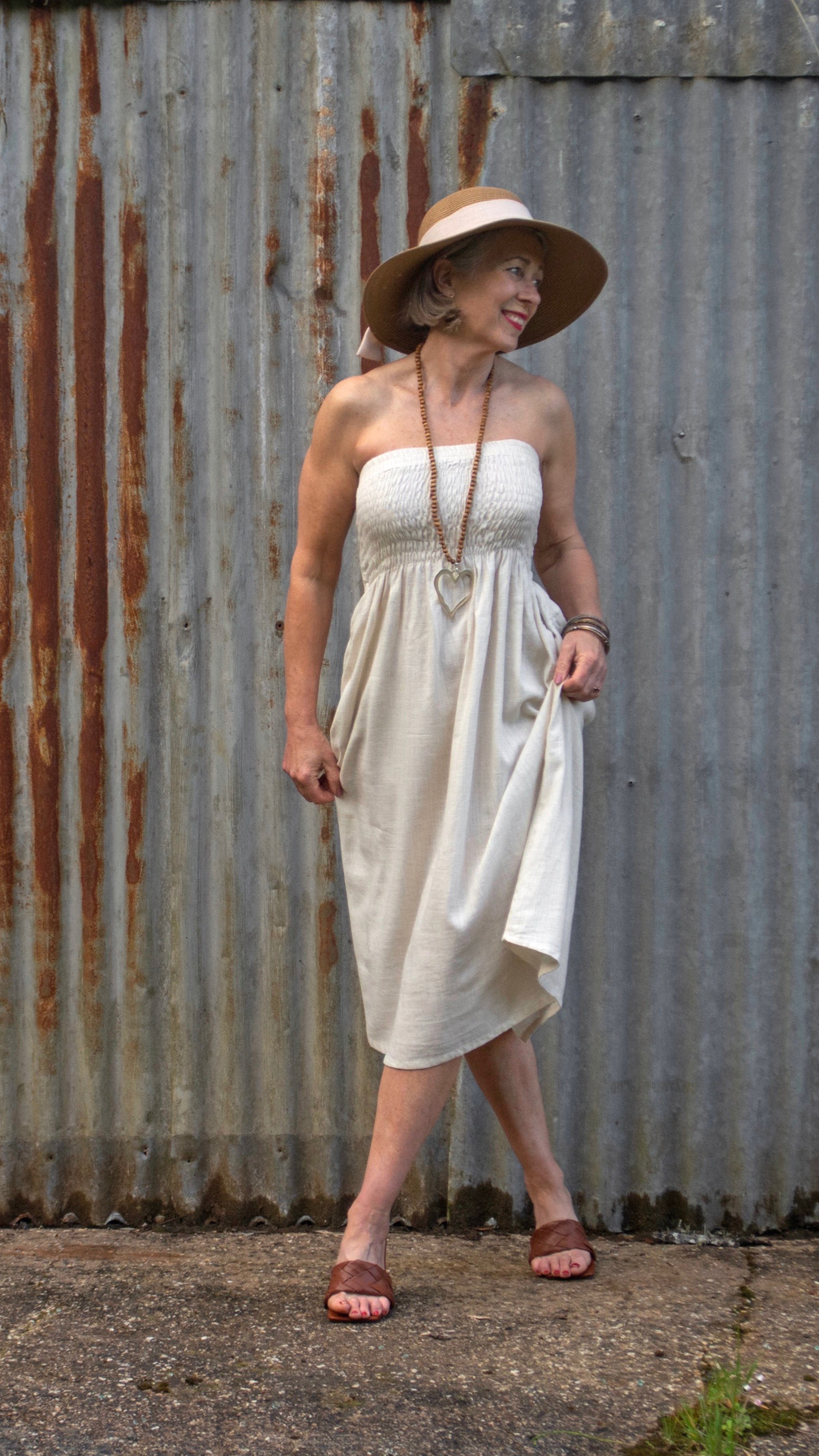 Cora | Linen 2-in-1 Relaxed Dress