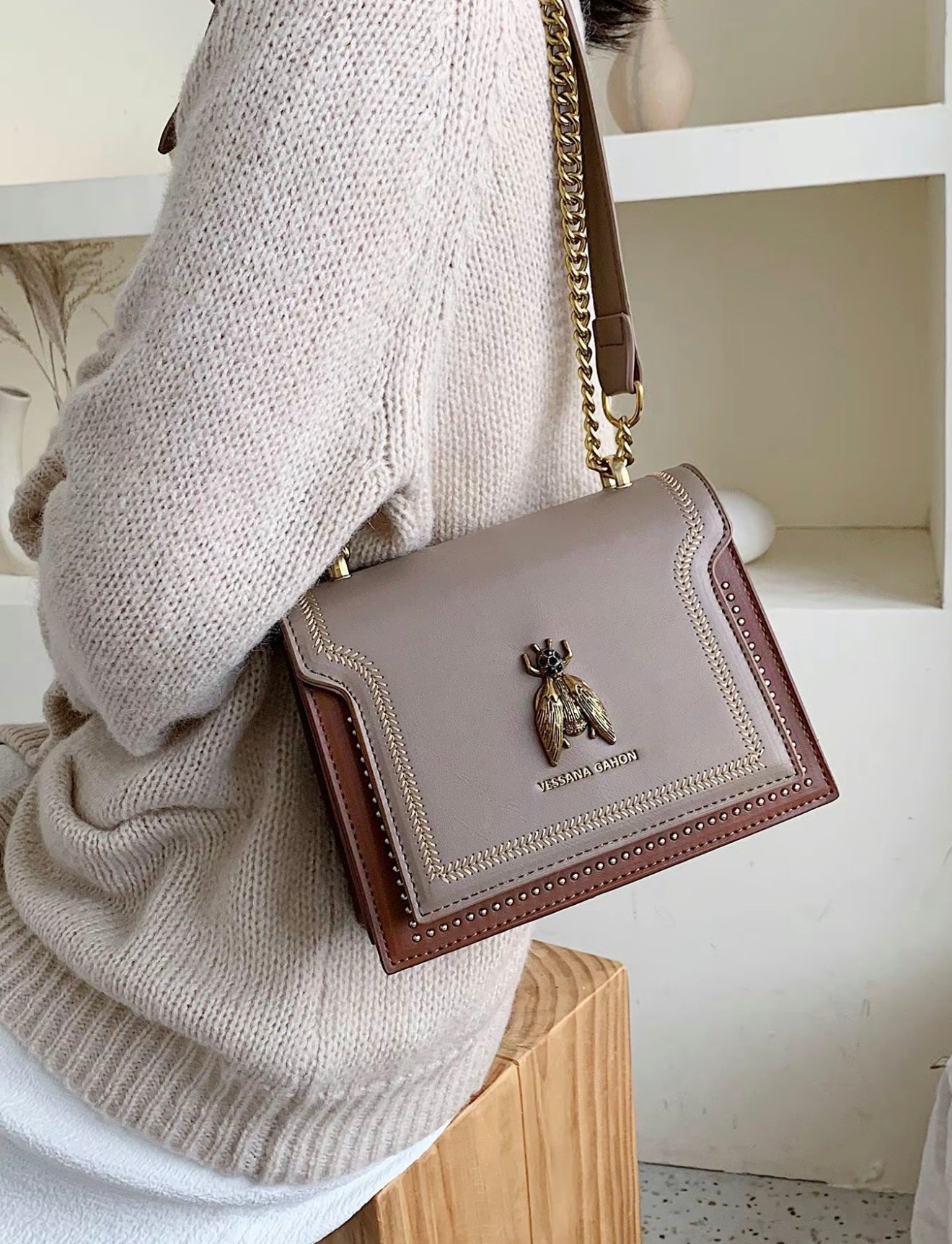 Simone | Luxury Chain Bag
