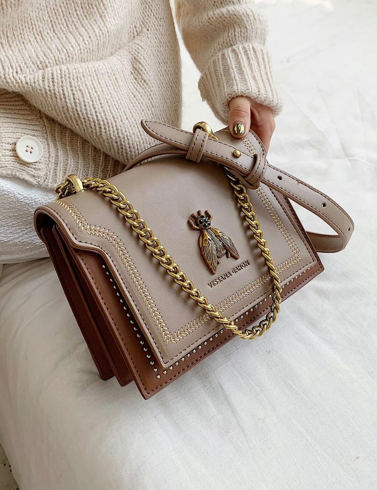 Simone | Luxury Chain Bag