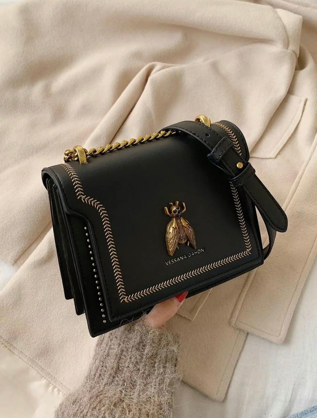 Simone | Luxury Chain Bag
