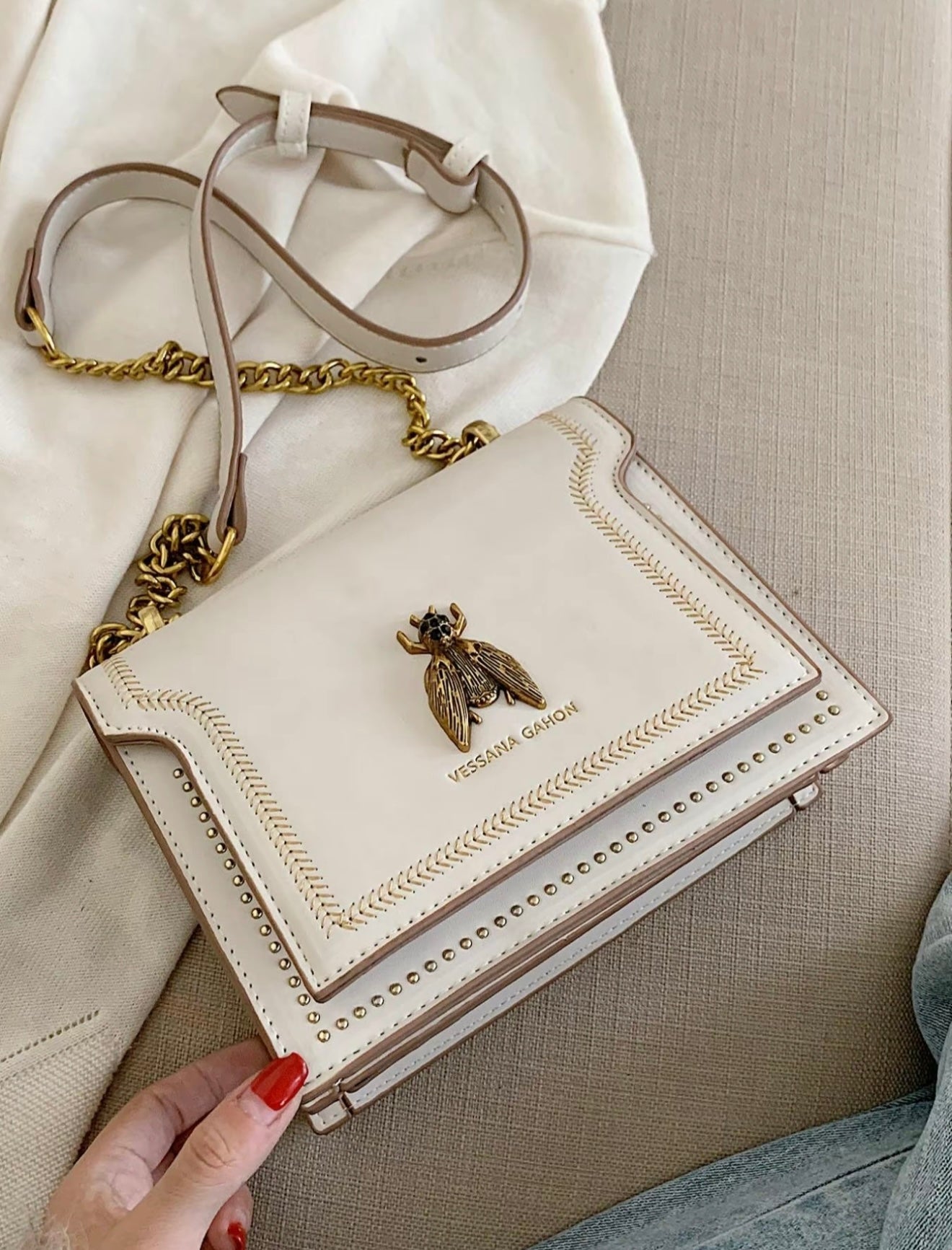 Simone | Luxury Chain Bag