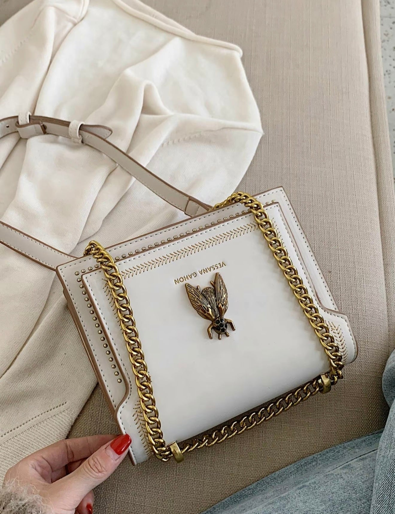 Simone | Luxury Chain Bag