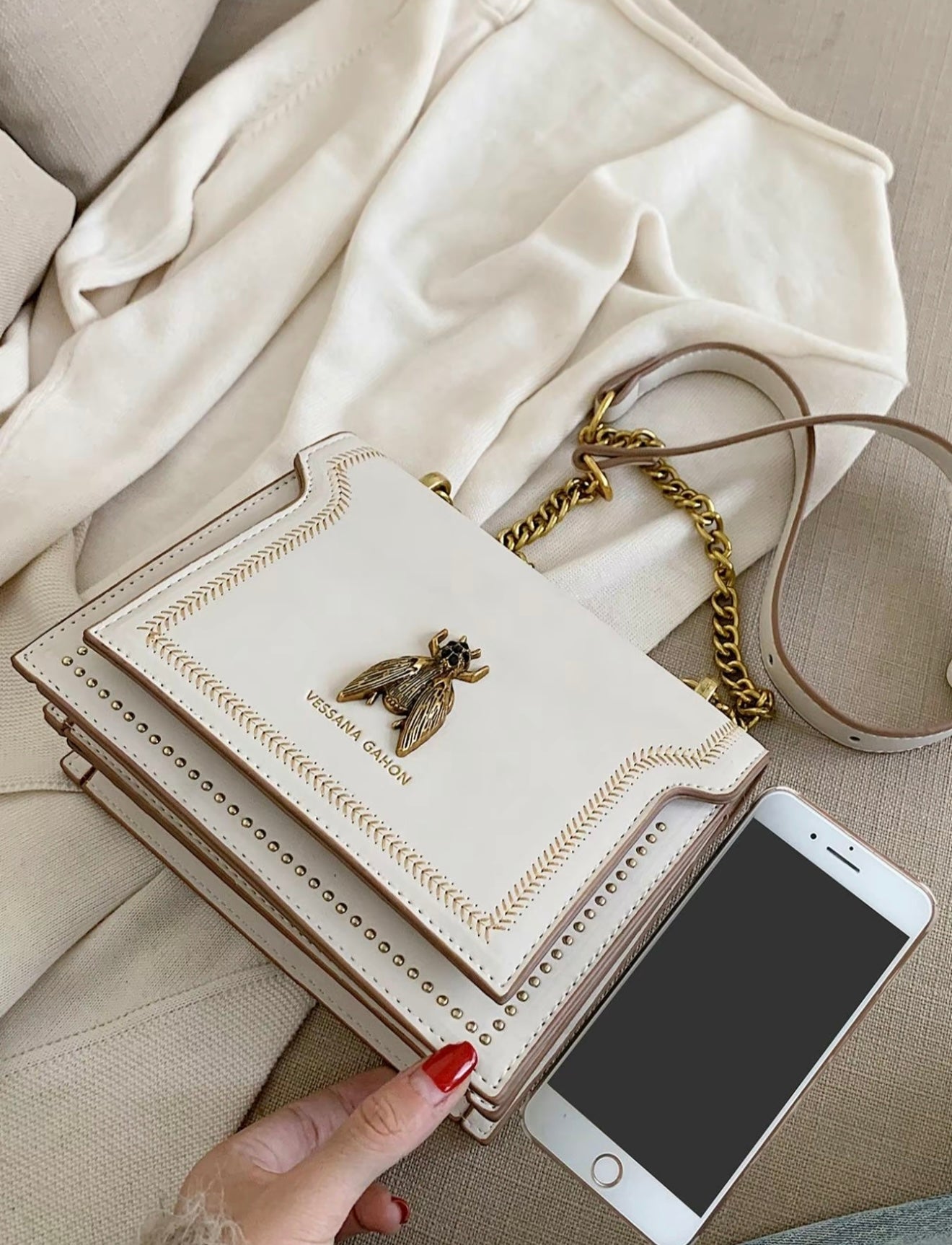 Simone | Luxury Chain Bag