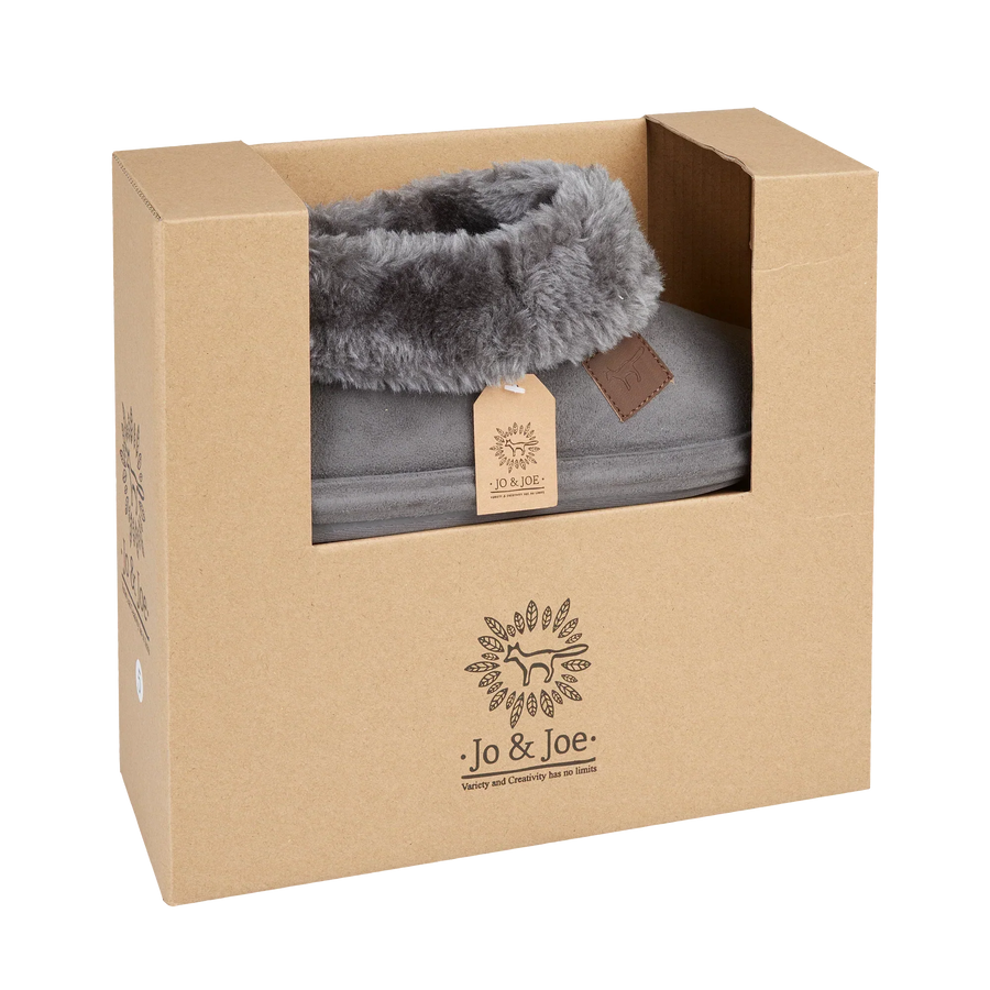 Cleo | Faux Suede Bootee Slippers