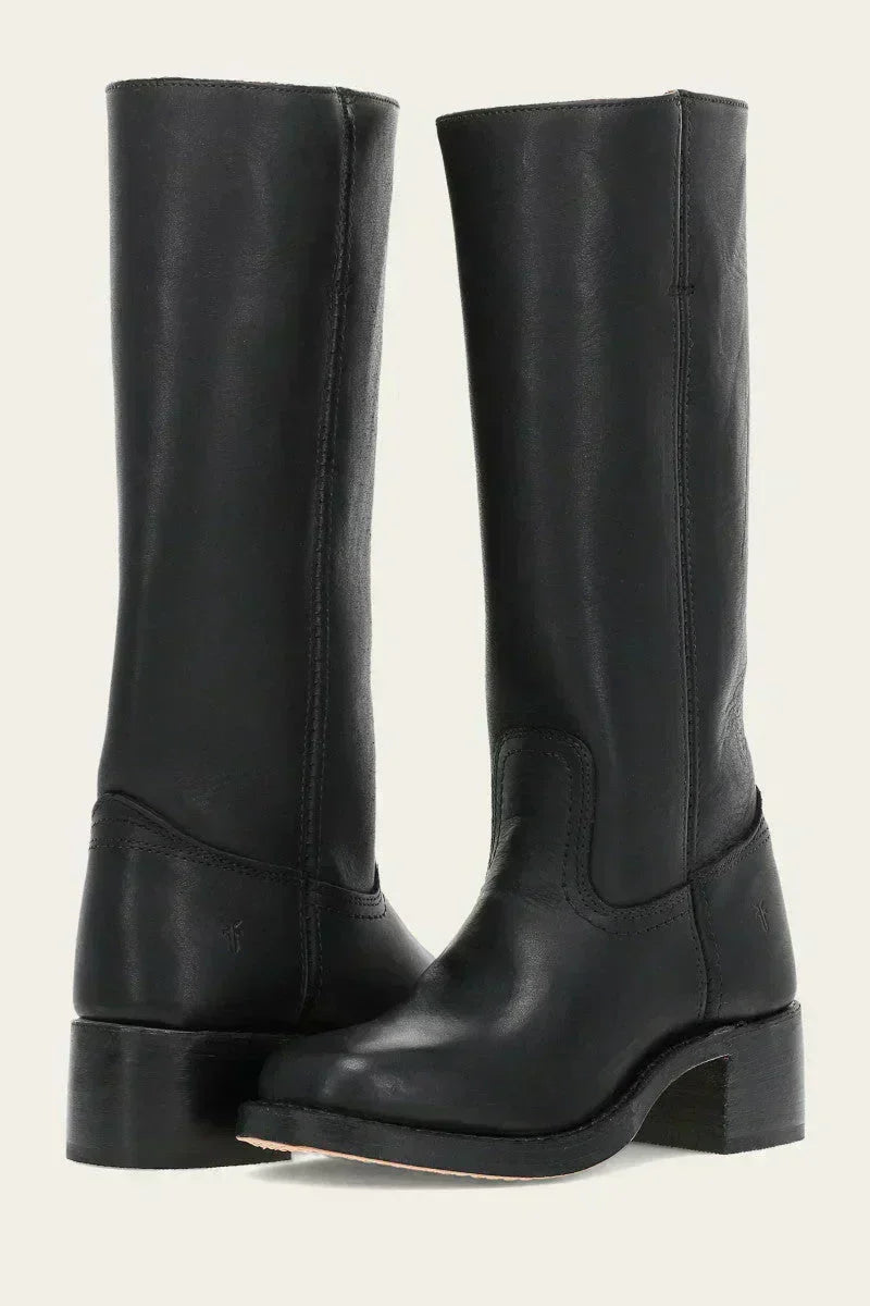 Van | Knee-High Boots with Slim Fit and Structured Sole