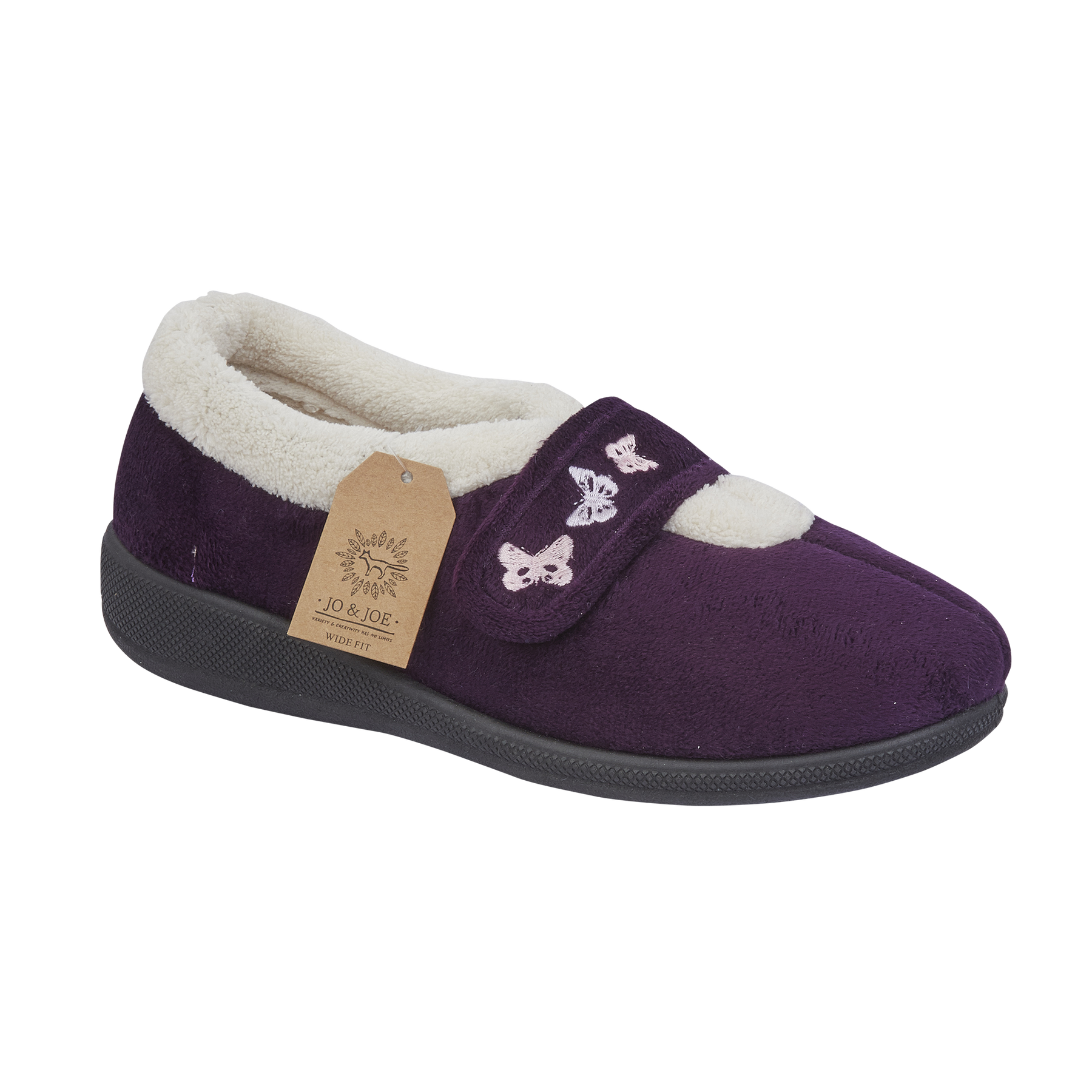 Elodie | Wide Fit Strap Slippers