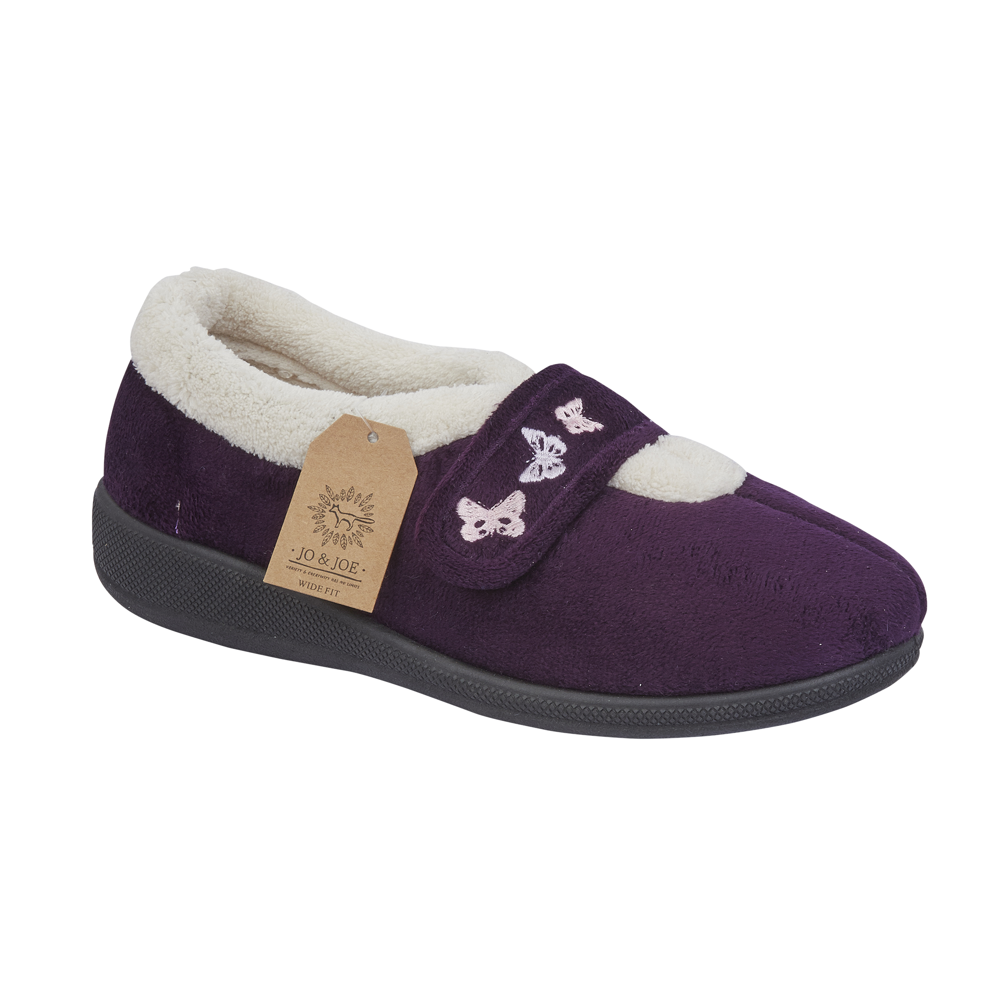 Elodie | Wide Fit Strap Slippers