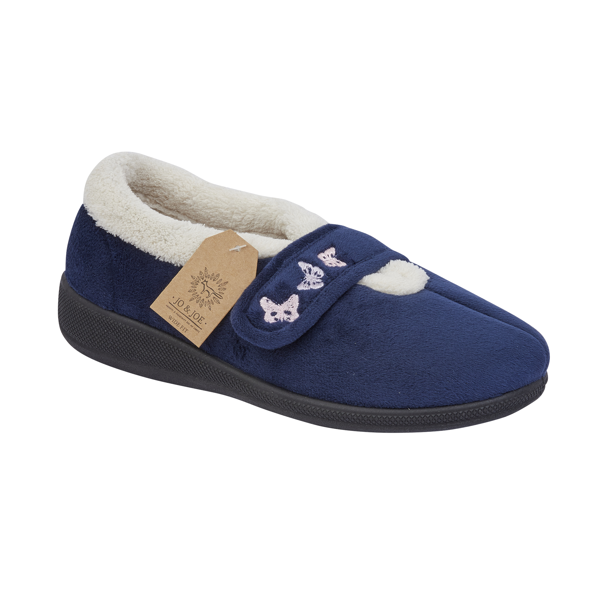 Elodie | Wide Fit Strap Slippers