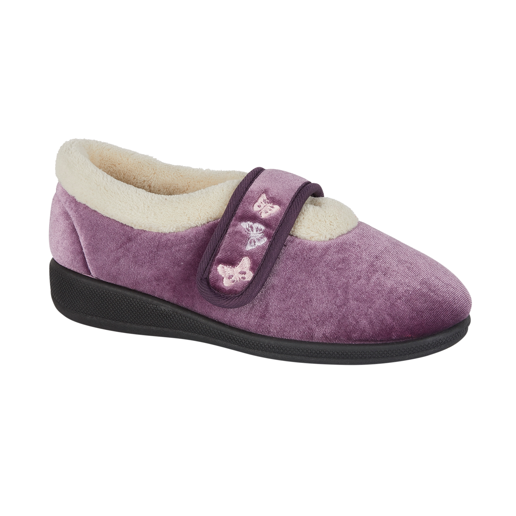 Elodie | Wide Fit Strap Slippers