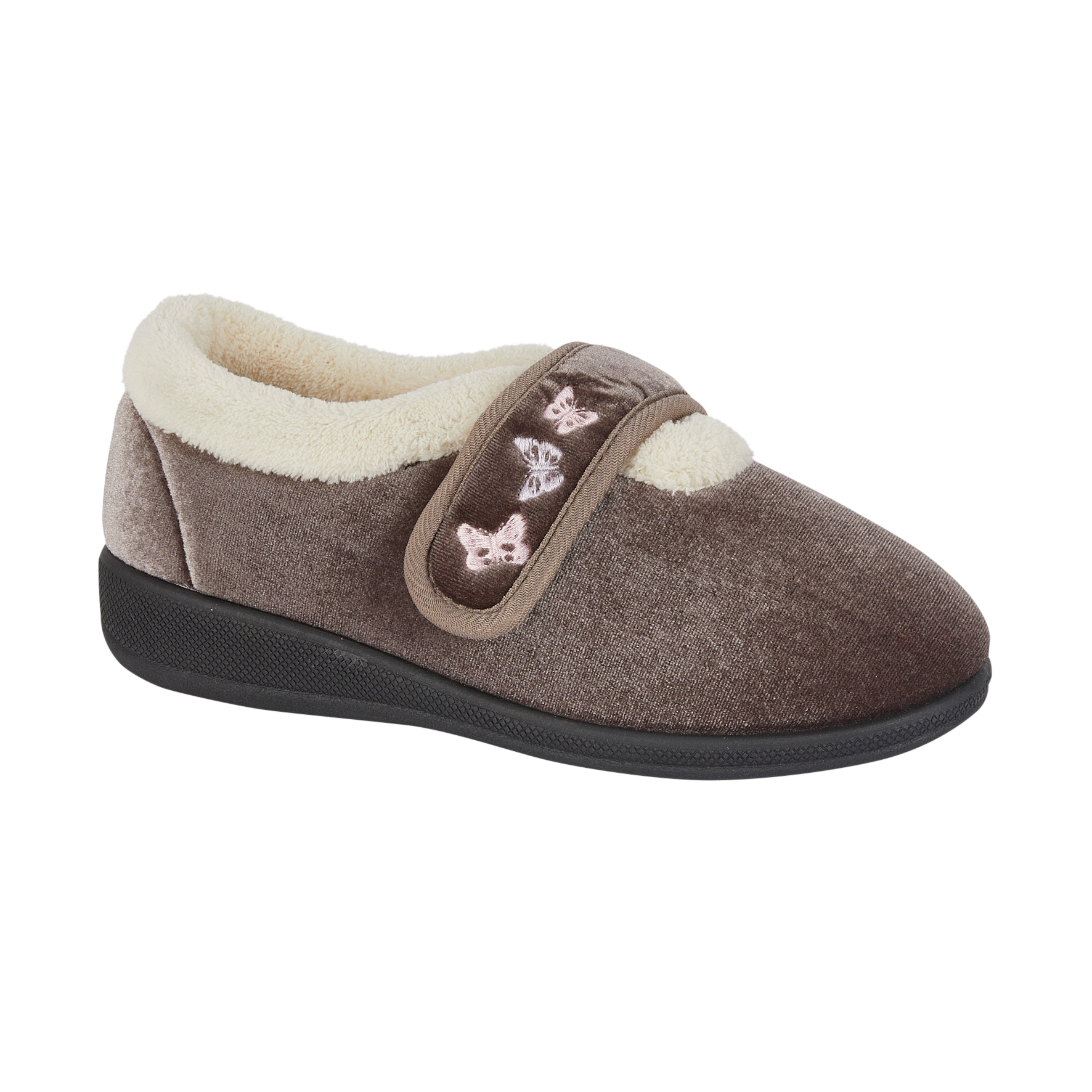 Elodie | Wide Fit Strap Slippers