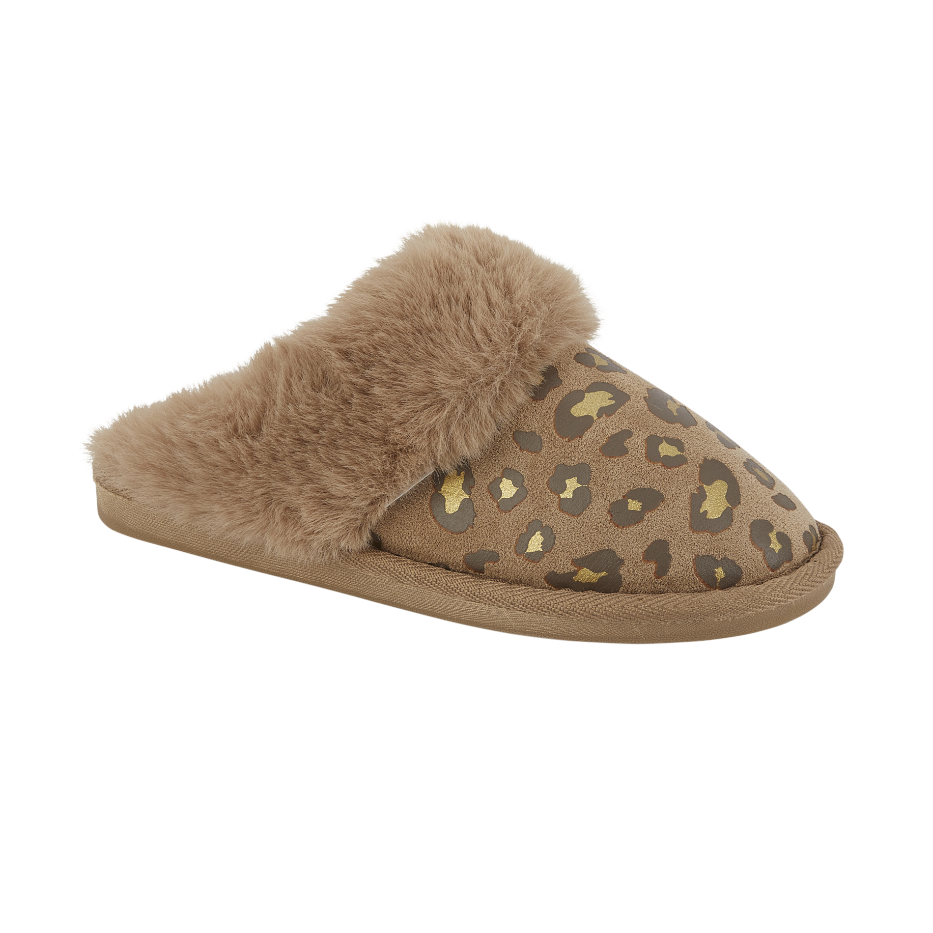 Indigo | Leopard Mule Slipper