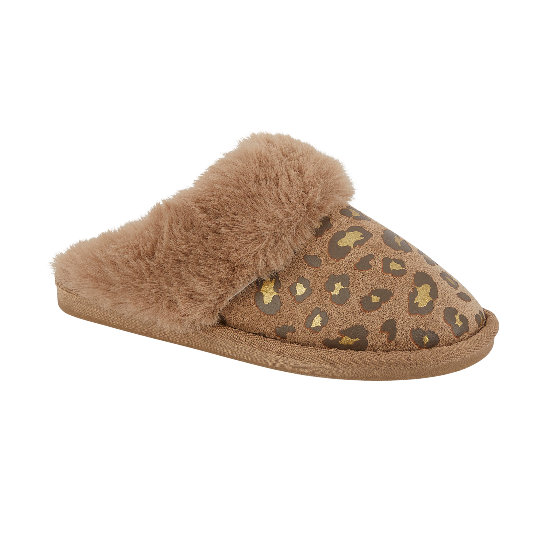 Indigo | Leopard Mule Slipper