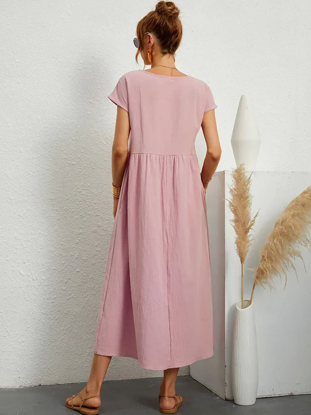 Gabrielle™ — Elegant Timeless Flowing Midi Dress