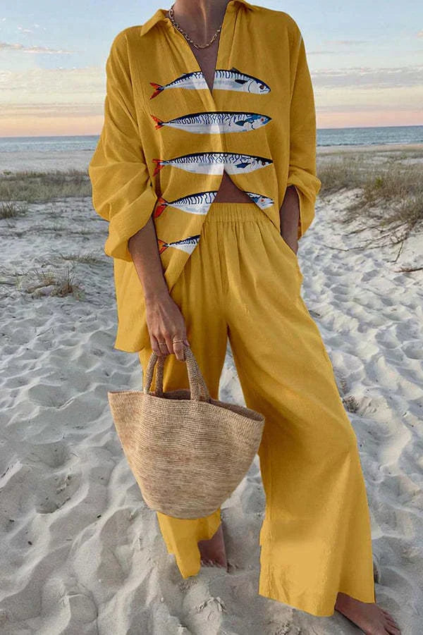 Lynara | Breezy Button-Up Set