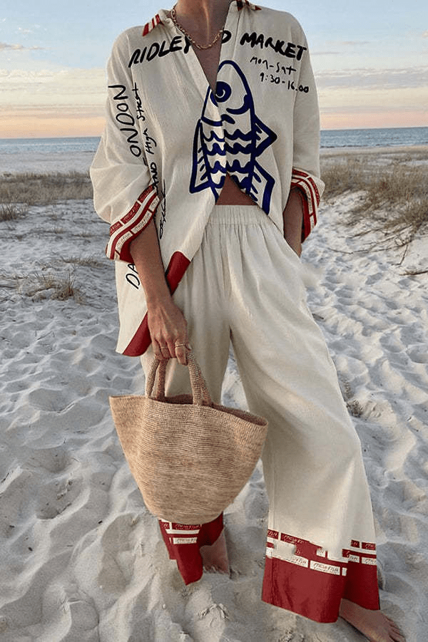 Madilyn | Tie-Front Two-Piece Set