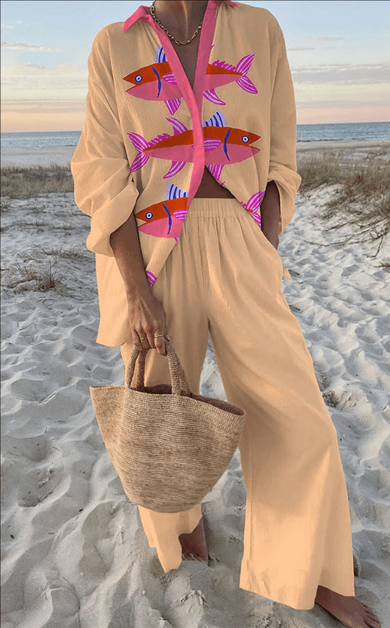 Adele | Open-Back Two-Piece Set