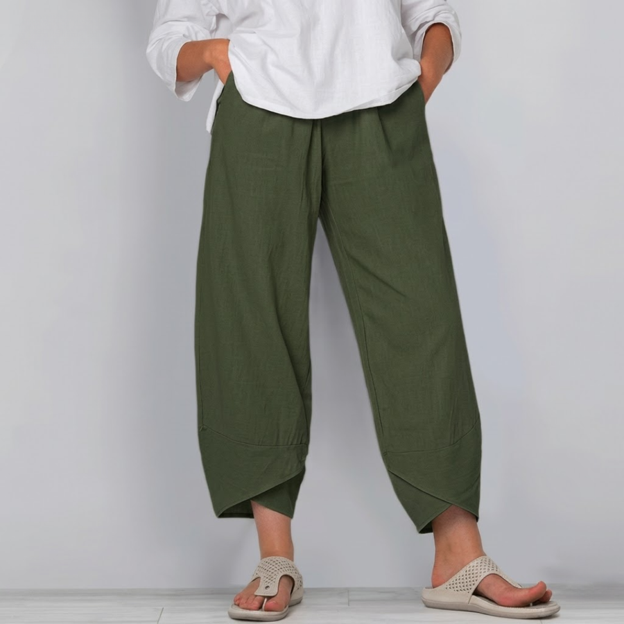 Danica | High Waist Wide Leg Trousers