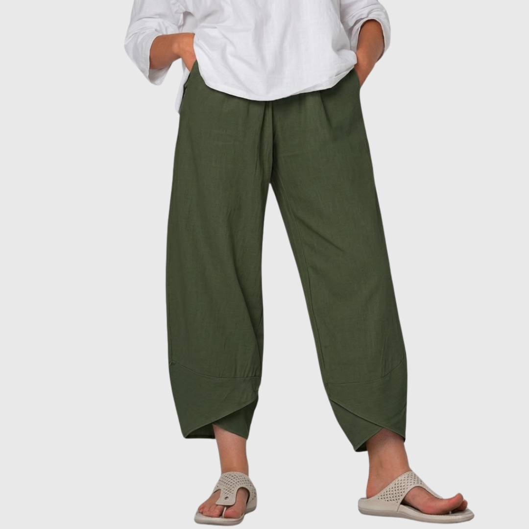 Danica | High Waist Wide Leg Trousers