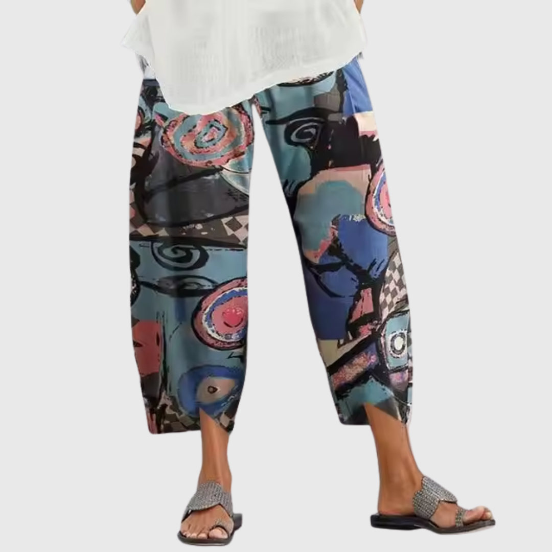 Kiana | High Waist Wide Leg Trousers