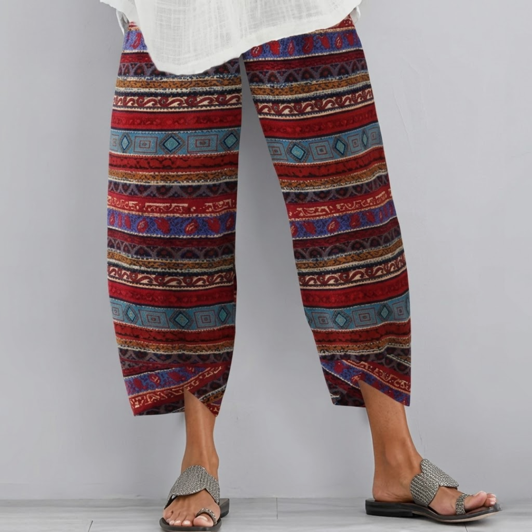 Maribel | High Waist Wide Leg Trousers