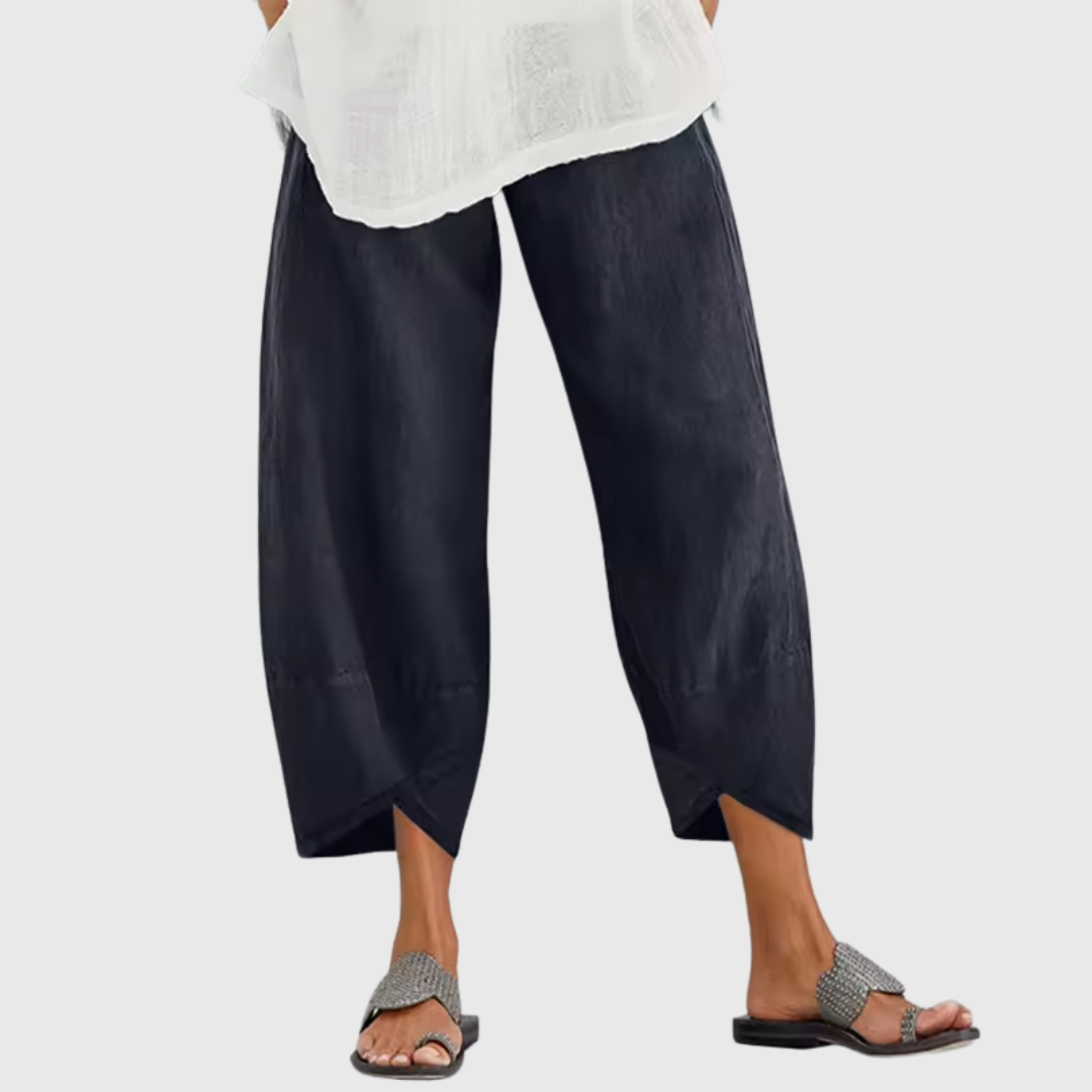 Bianca | High Waist Wide Leg Trousers