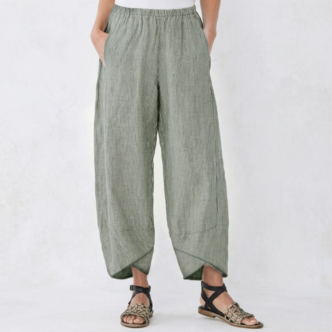 Sasha | High Waist Wide Leg Trousers