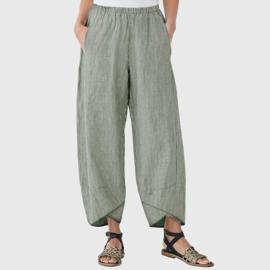 Sasha | High Waist Wide Leg Trousers