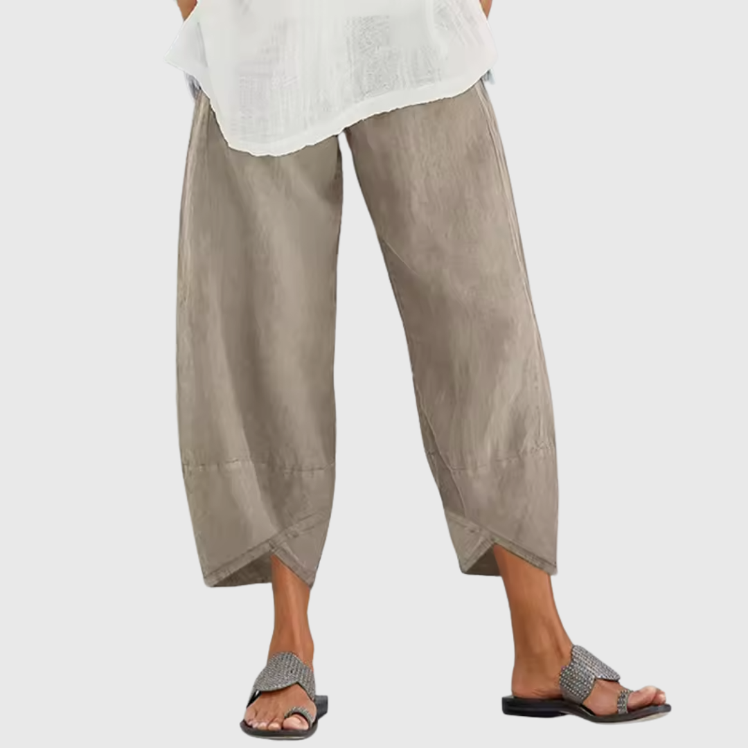 Tiana | High Waist Wide Leg Trousers