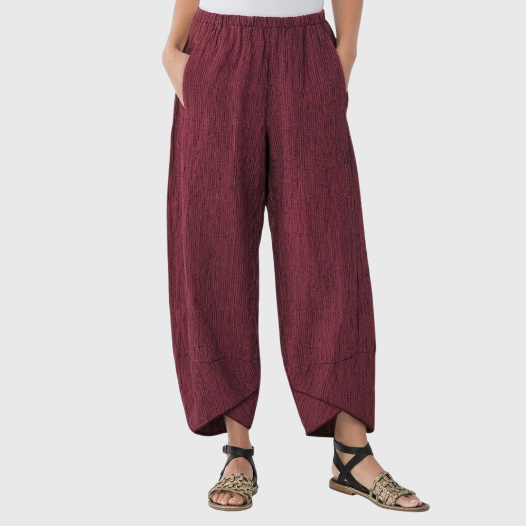 Meredith | High Waist Wide Leg Trousers
