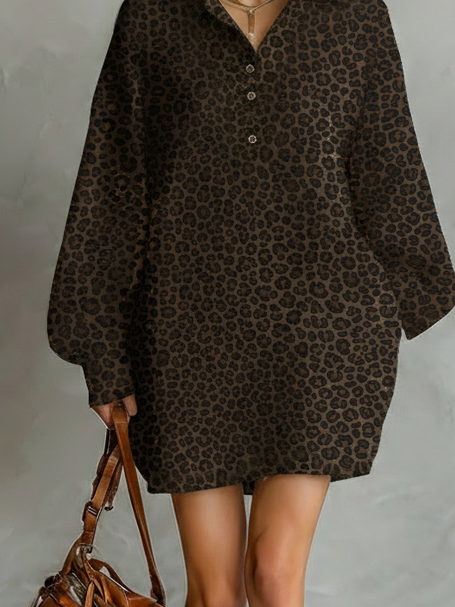 Lottie | Fashionable Brown Leopard Print