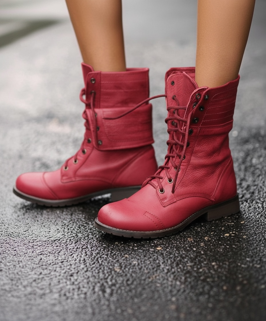 Rowena | Women’s Vintage Lace-Up Boots