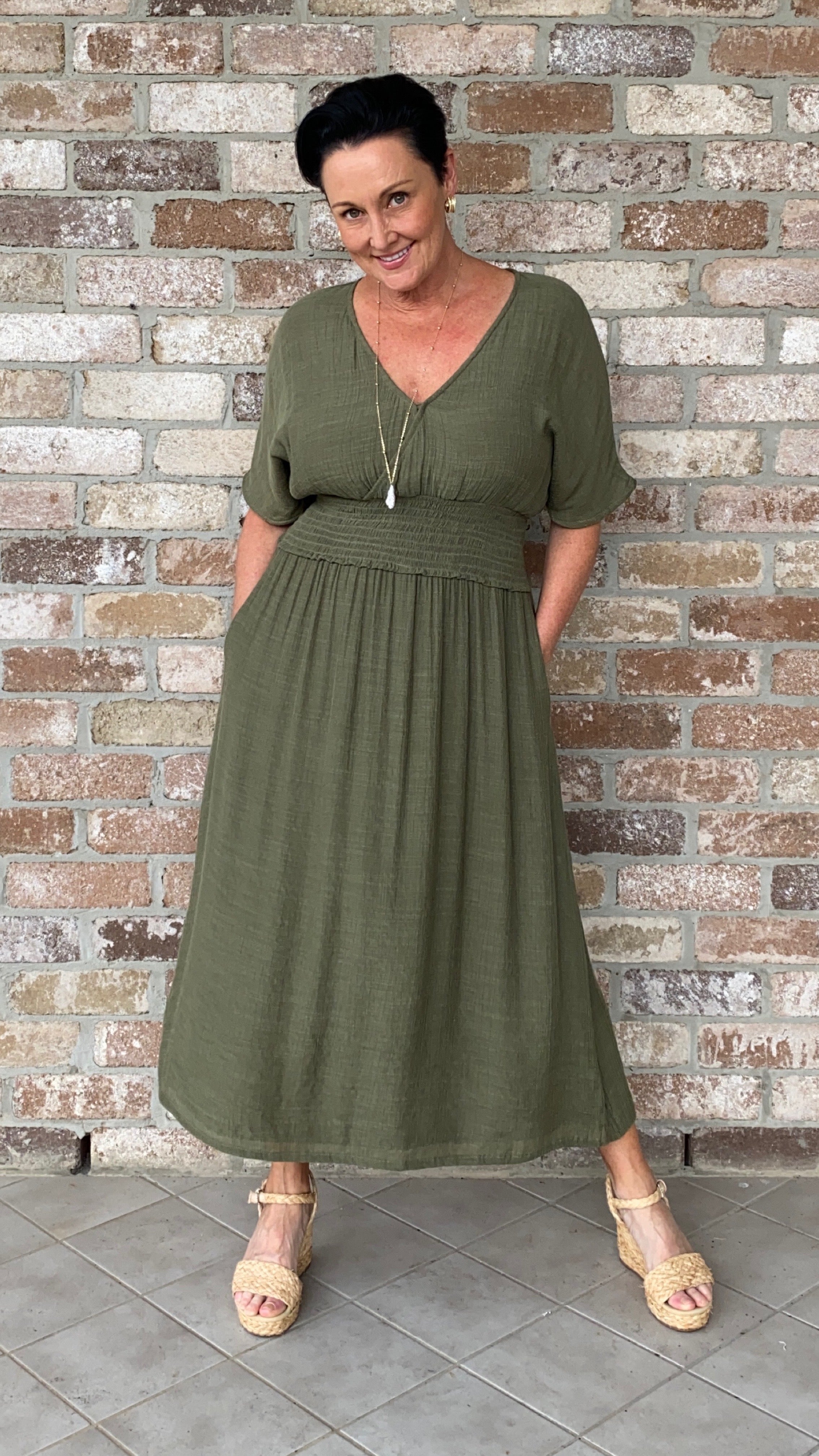 Octavia | Poppy Bamboo Wrap Dress
