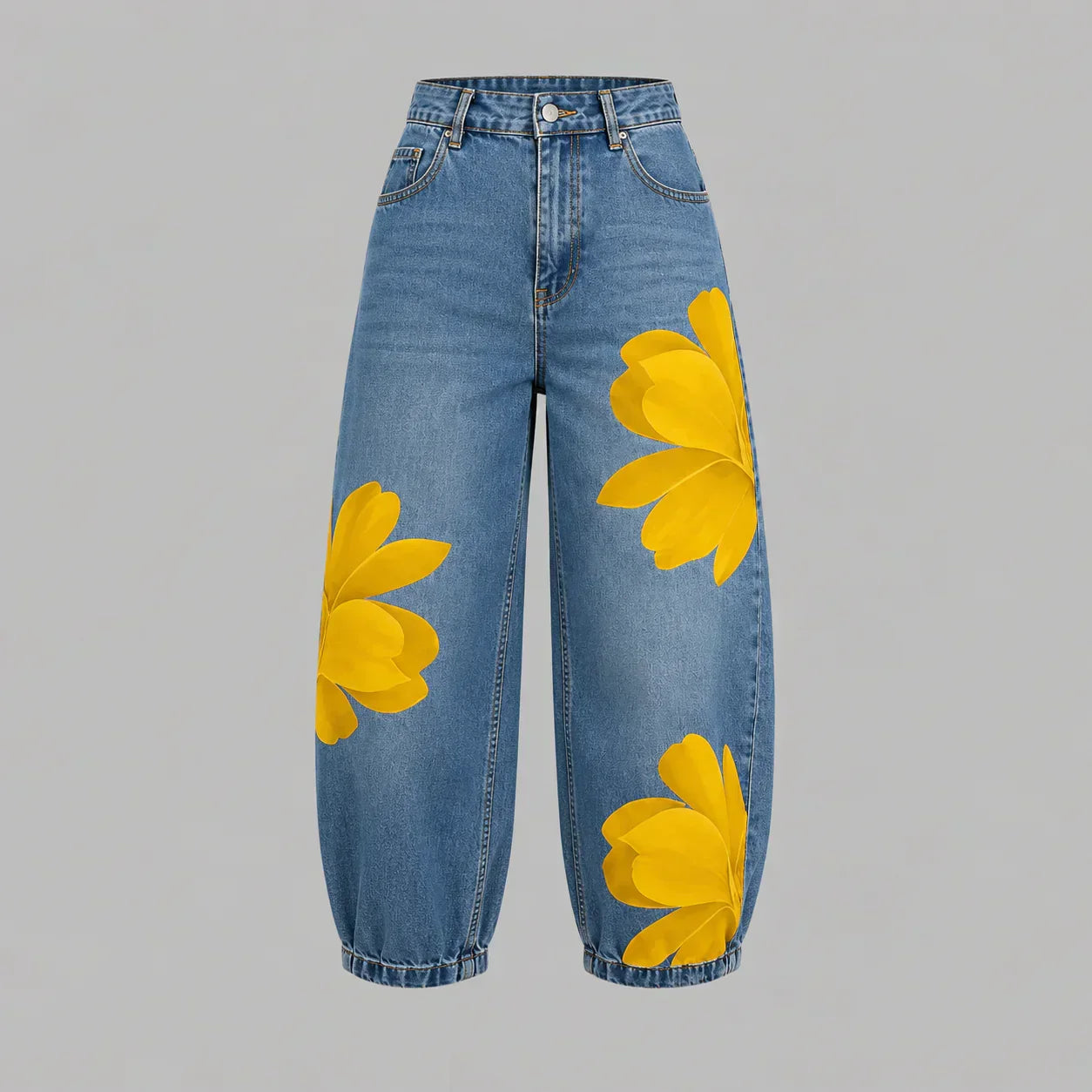 Chesca | Floral Denim Jeans