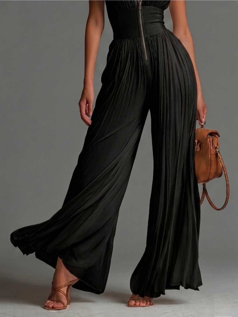 Kerlyn | Chiffon Pleated Romper