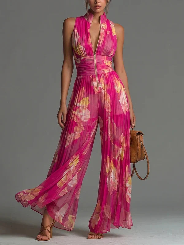 Kerlyn | Chiffon Pleated Romper