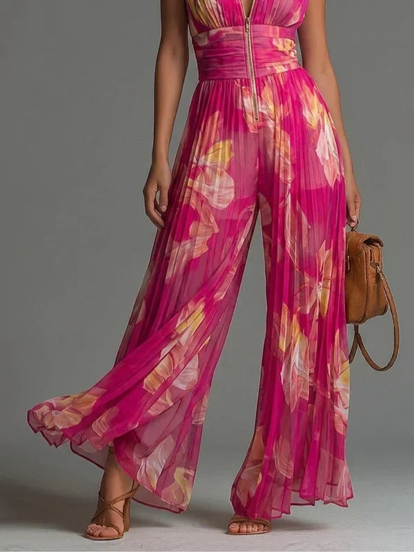 Kerlyn | Chiffon Pleated Romper