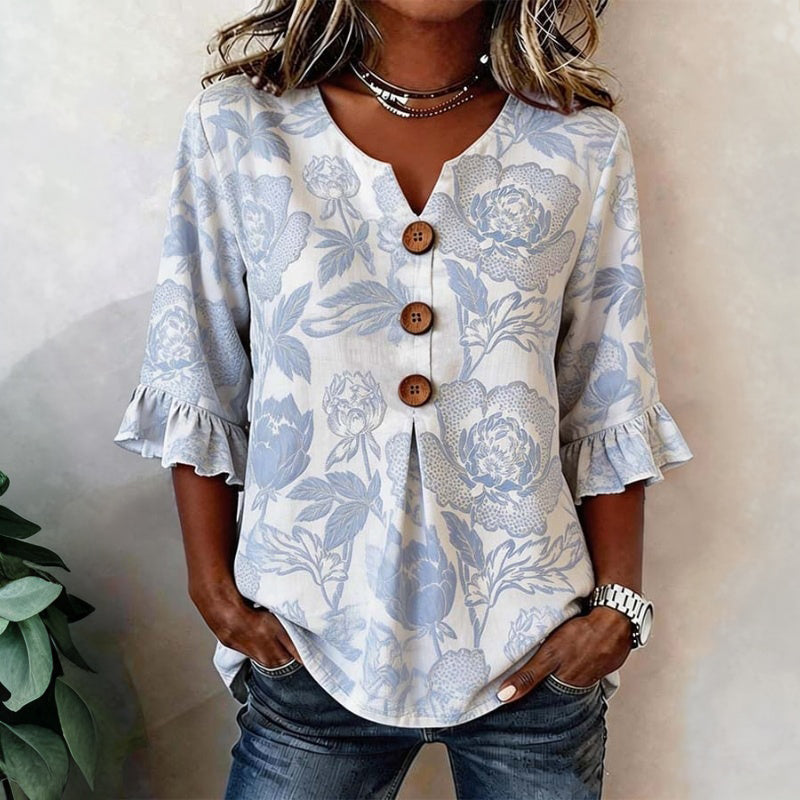 Zelda | Vintage Floral Blouse