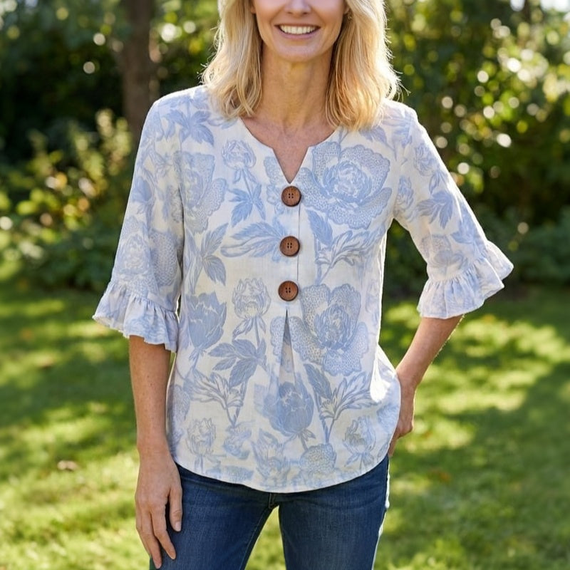 Zelda | Vintage Floral Blouse
