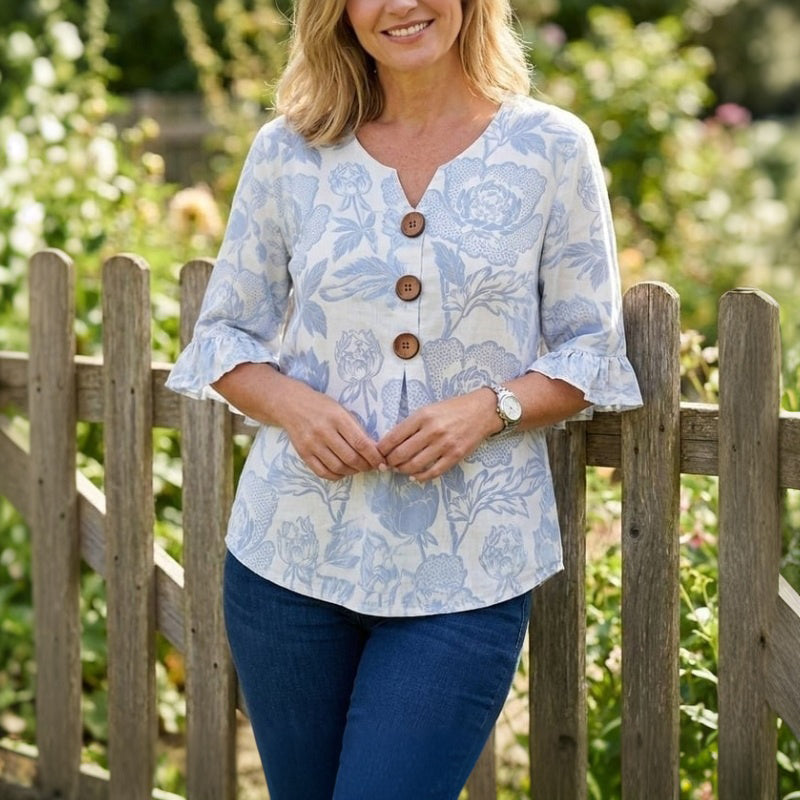 Zelda | Vintage Floral Blouse
