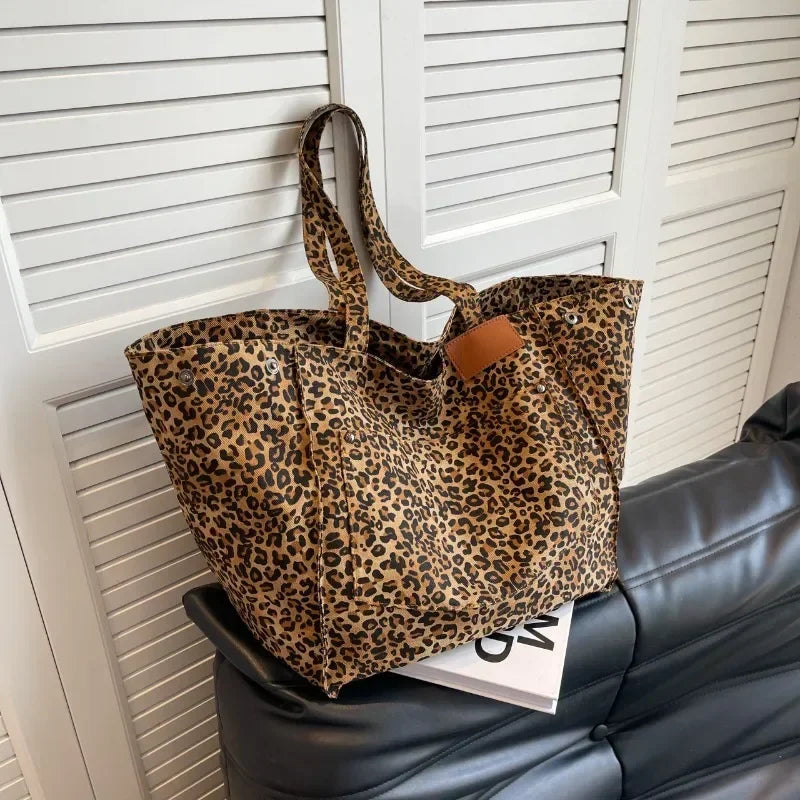 Odile | Leopard Print Tote